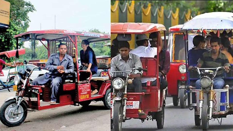 Central government planning to give e-rickshaws to one crore rickshaw pullers