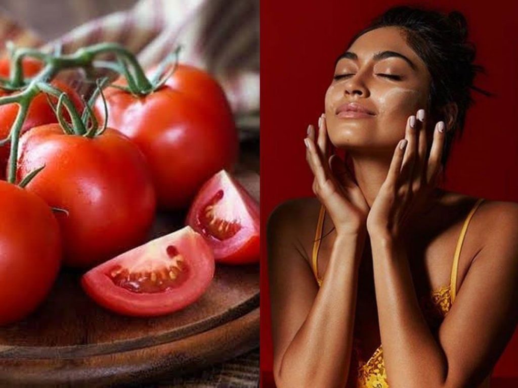 tomato face pack