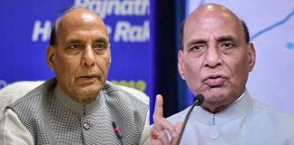 Defense Minister Rajnath Singh inaugurated six bridges along the border in Jammu and Kashmir, Rajnath said - despite firing, work completed on time