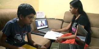 27% of students in central schools do not have laptops for online study