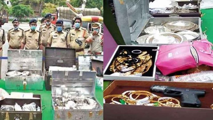 Kilos of gold and silver; Large collection of bikes; Found a raid on the driver's home of a Treasury official in Andra Pradesh