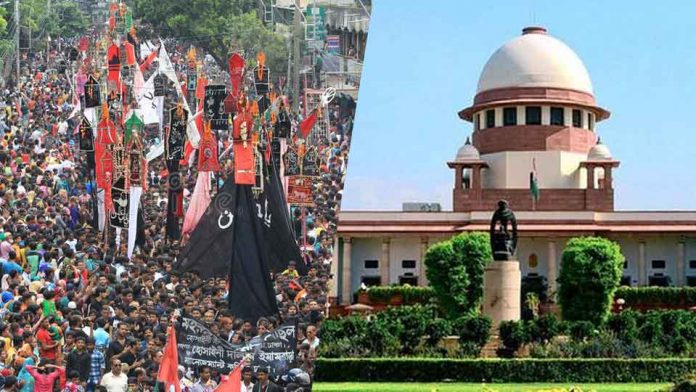 The need to allow Muharram processions in the country, The petition was rejected by the Supreme Court