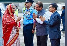 Sheikh Hasina arrives in India for a two-day visit