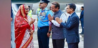 Sheikh Hasina arrives in India for a two-day visit