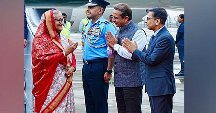 Sheikh Hasina arrives in India for a two-day visit