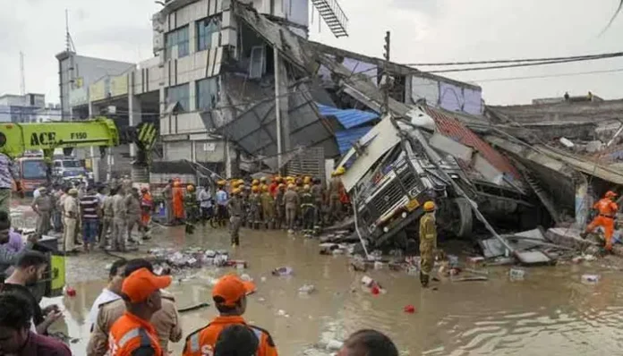 Three-Storey Building Collapse; Four Dead in Uttar Pradesh